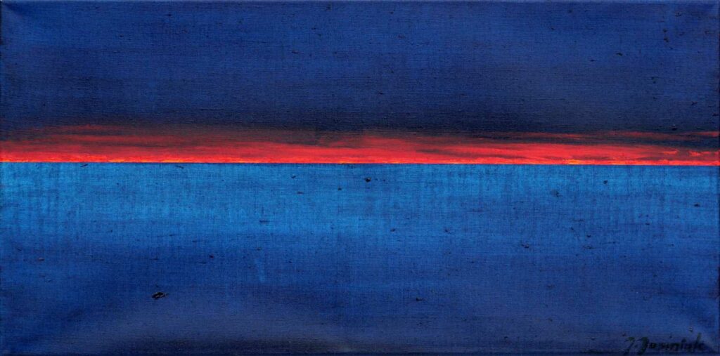 Untitled, olej na płótnie - oil on canvas, (50 x 100cm), 2024
